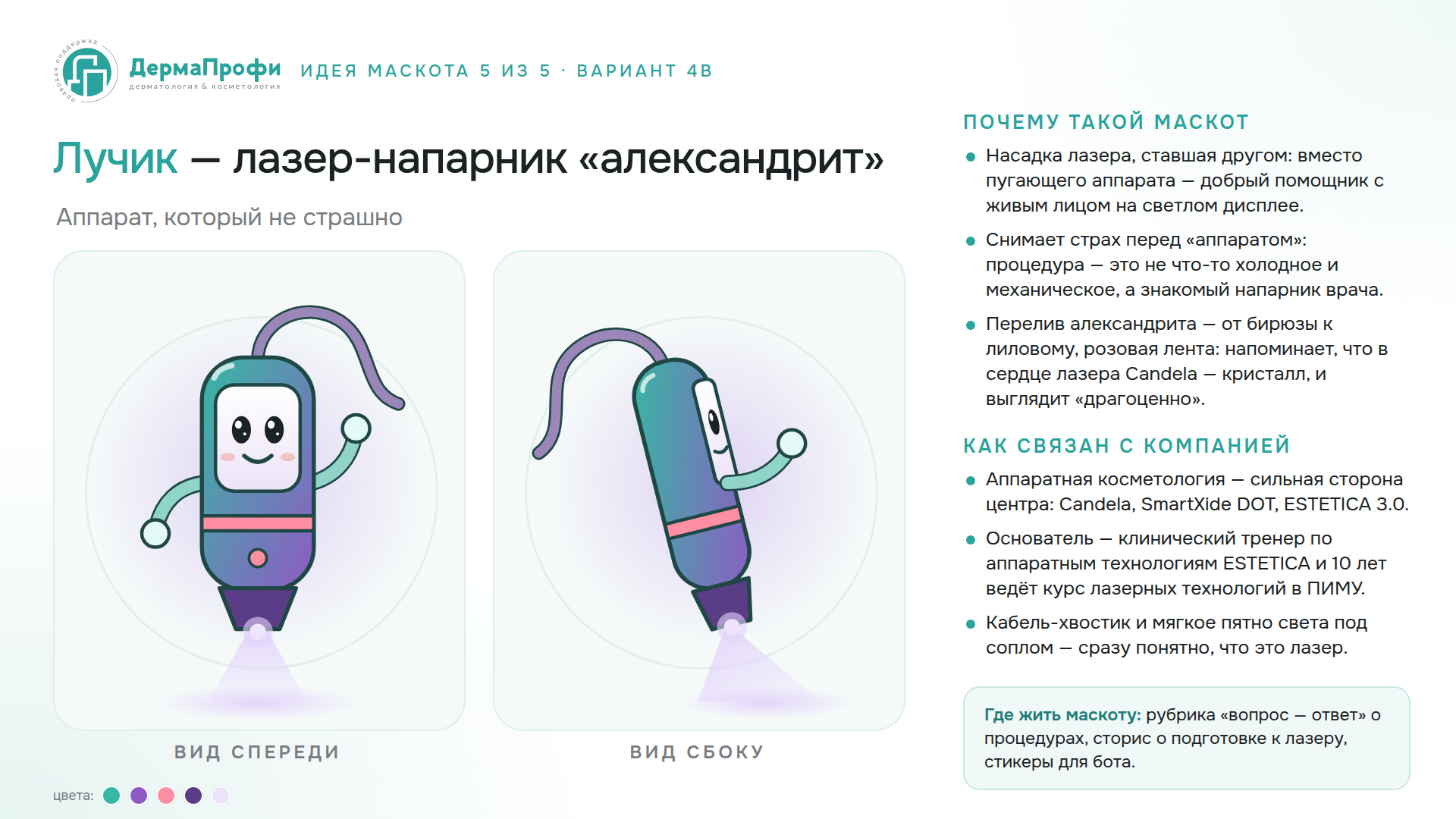 Лучик — лазер-напарник «александрит»
